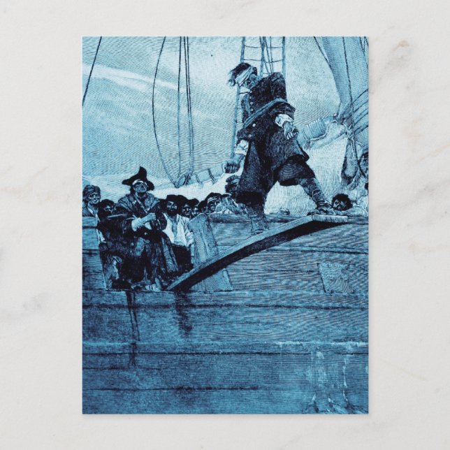 Cartão Postal Andando a prancha (Frente)