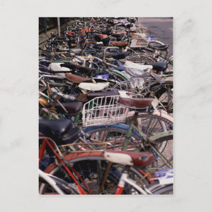 Cartão Postal Andando de bicicleta Ciclo-Ciclo Veneza Itália