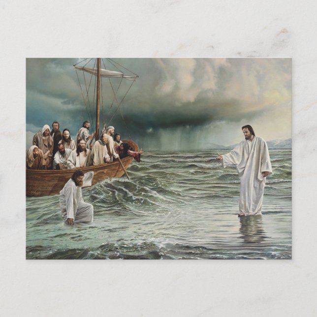 CARTÃO POSTAL ANDANDO NA ÁGUA (Frente)