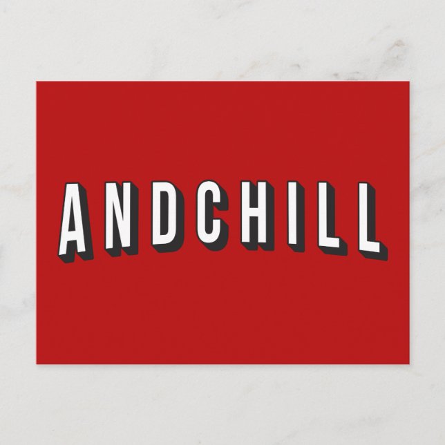 CARTÃO POSTAL ANDCHILL (Frente)