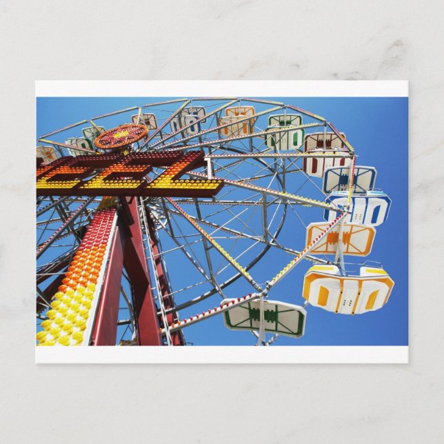 Cartão Postal Ande pelo arco-íris (Frente)