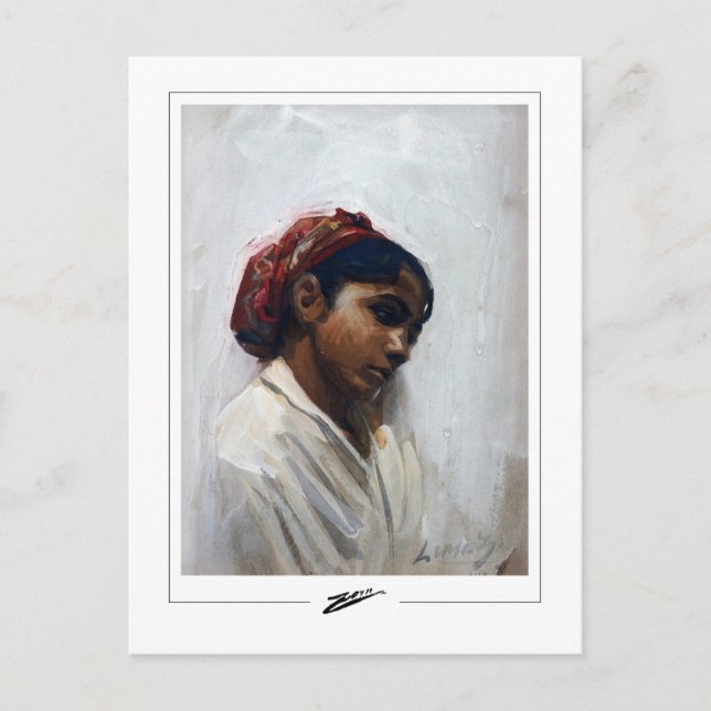 Cartão Postal Anders Zorn #135 - Cartão-postal de arte fina (Frente)