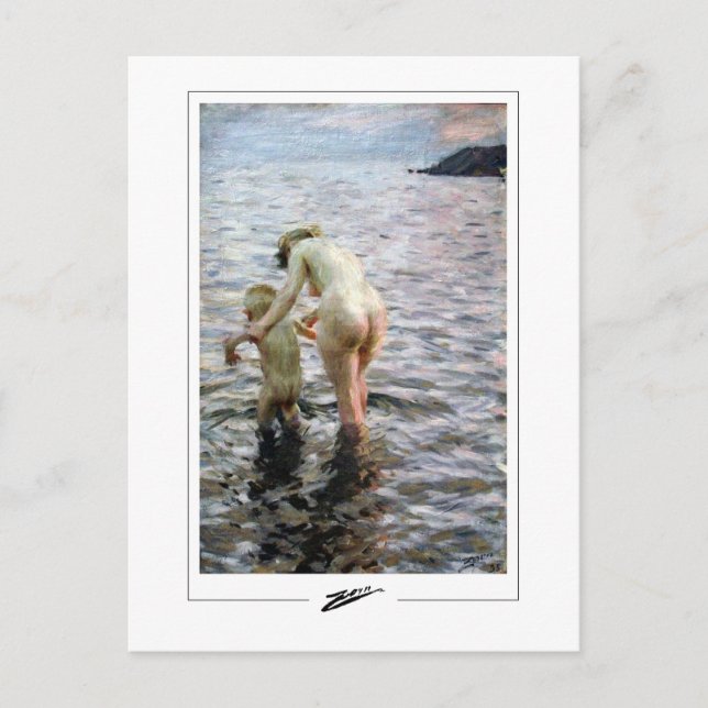 Cartão Postal Anders Zorn #238 - Cartão-postal de arte fina (Frente)