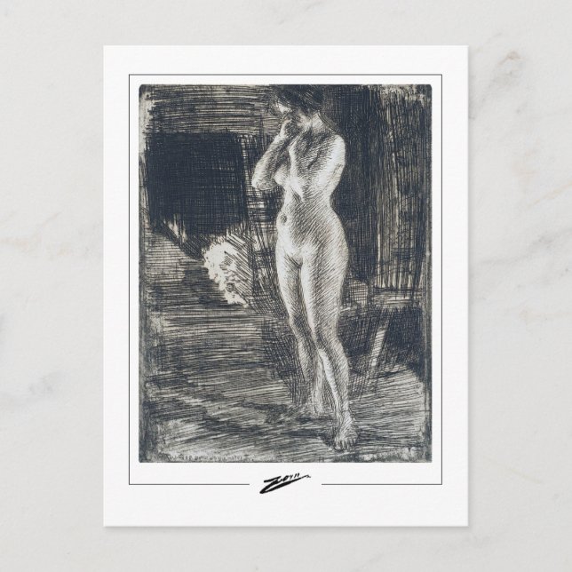 Cartão Postal Anders Zorn #241 - Cartão-postal de arte fina (Frente)