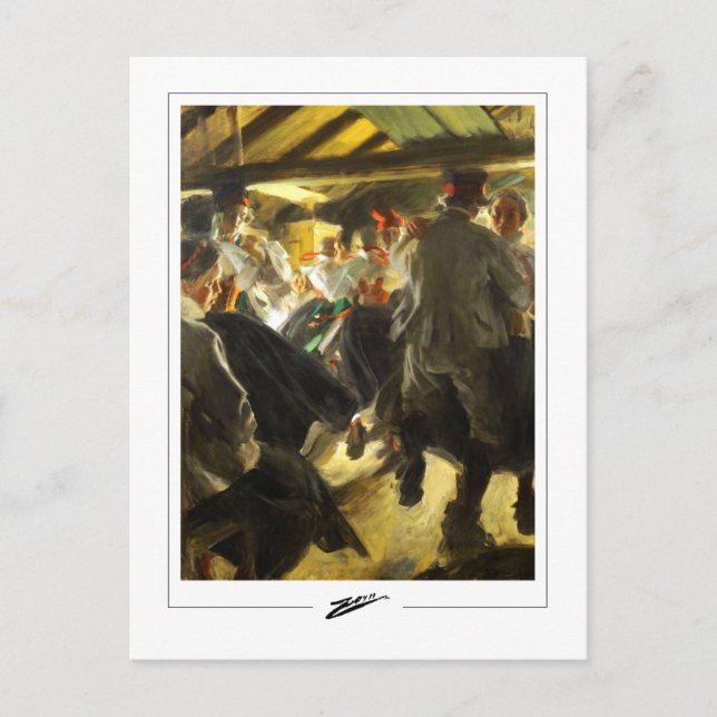 Cartão Postal Anders Zorn #269 - Cartão-postal de arte fina (Frente)