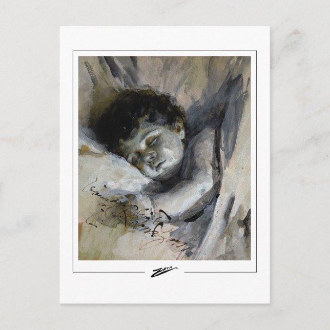 Cartão Postal Anders Zorn #276 - Cartão-postal de arte fina (Frente)