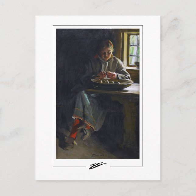 Cartão Postal Anders Zorn #277 - Cartão-postal de arte fina (Frente)