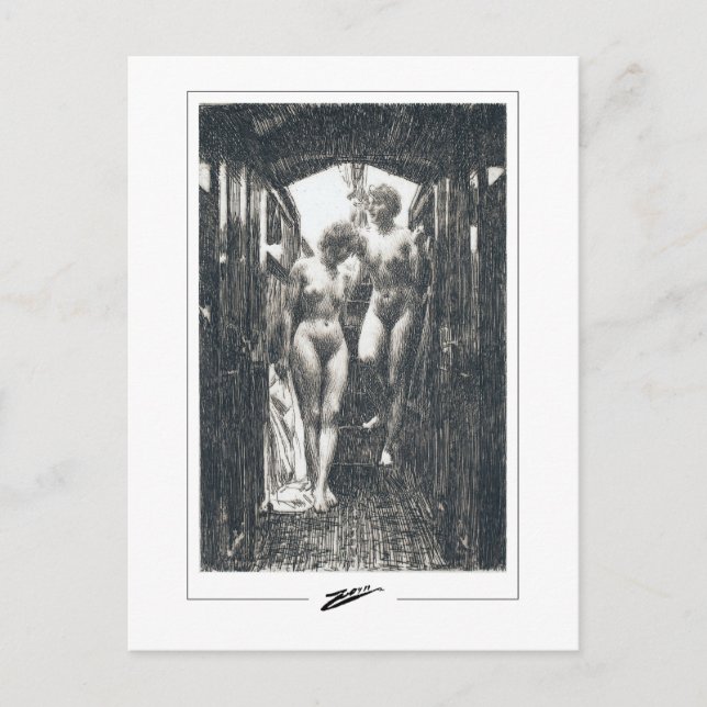 Cartão Postal Anders Zorn #279 - Cartão-postal de arte fina (Frente)