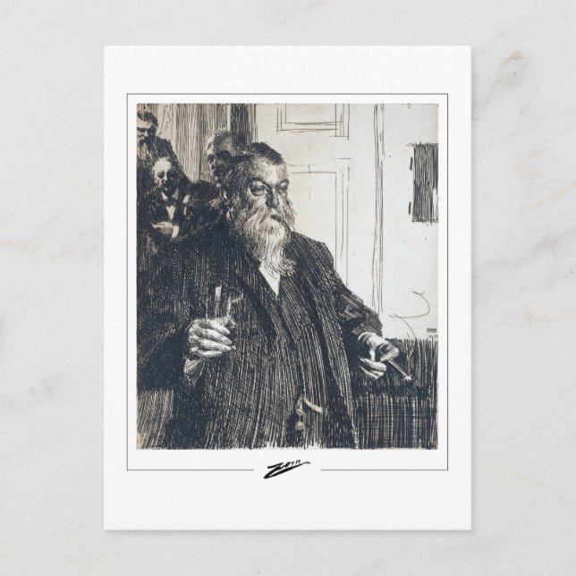 Cartão Postal Anders Zorn #346 - Cartão-postal de arte fina (Frente)