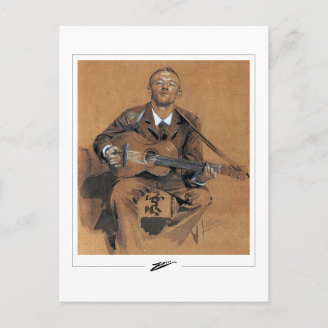 Cartão Postal Anders Zorn #376 - Cartão-postal de arte fina (Frente)