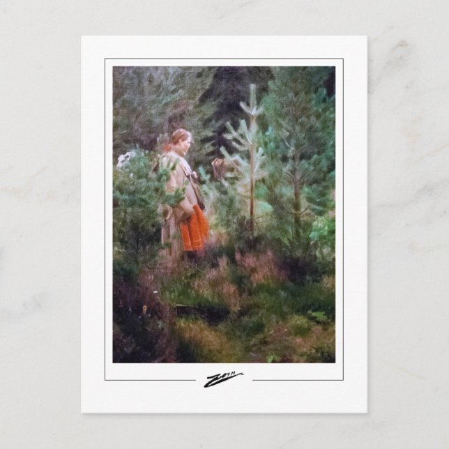 Cartão Postal Anders Zorn #7 - Cartão-postal de arte (Frente)