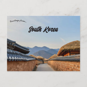 Cartão Postal Andong Coreia do Sul