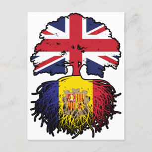 Cartão Postal Andorra Andorran Reino Unido Reino Unido Reino Uni