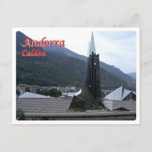 Cartão Postal Andorra - Caldea -