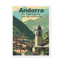 Andorra Lavella Arte Viagem Vintage