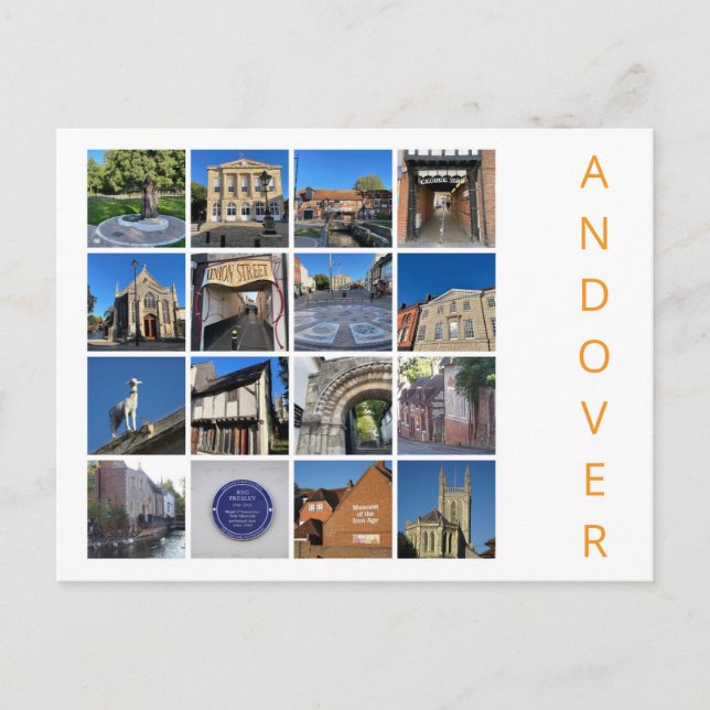 Cartão Postal Andover (Frente)
