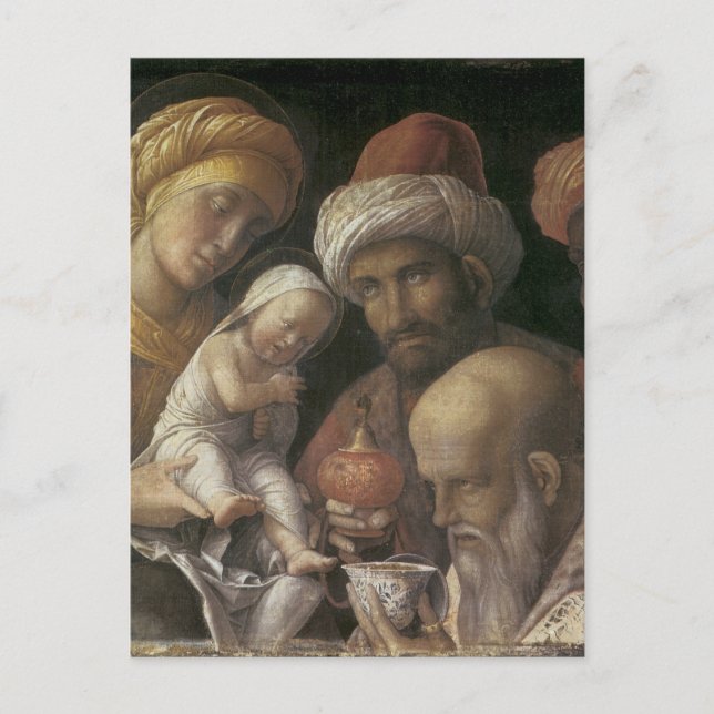 Cartão Postal Andrea Mantegna Adoration Of The Magi (Frente)