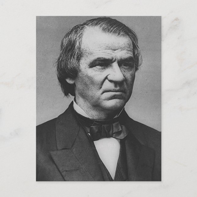 Cartão Postal Andrew Johnson (Frente)