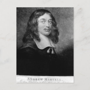 Cartão Postal Andrew Marvell , gravado por John Raphael Smith
