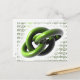 Cartão Postal Anéis Verdes (Frente/Verso In Situ)