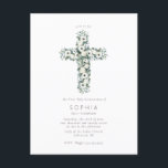 Cartão Postal Anêmonas e Eucalipto cruzam Primeira Comunhão Sagr<br><div class="desc">Anêmonas e Eucalipto cruzam Primeira Comunhão Sagrada</div>