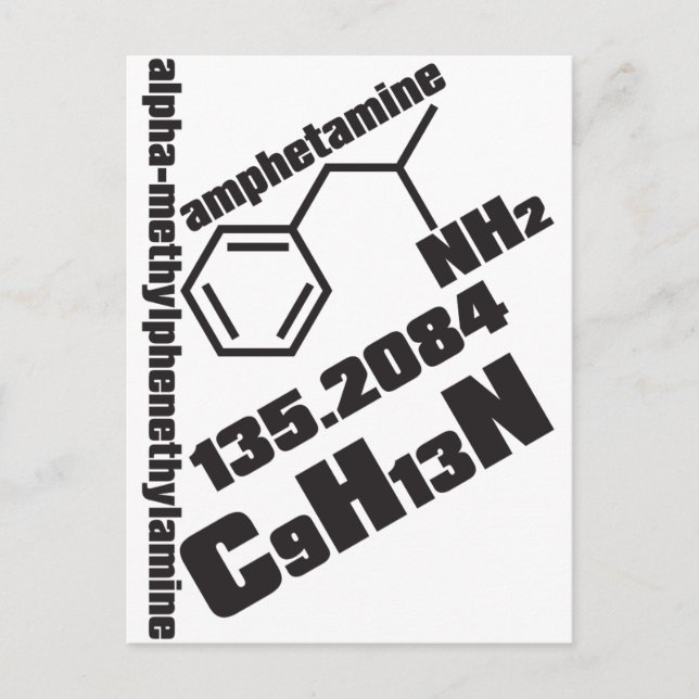 Cartão Postal Anfetamina (Frente)