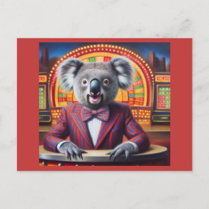 Cartão Postal Anfitrião do Jogo Koala
