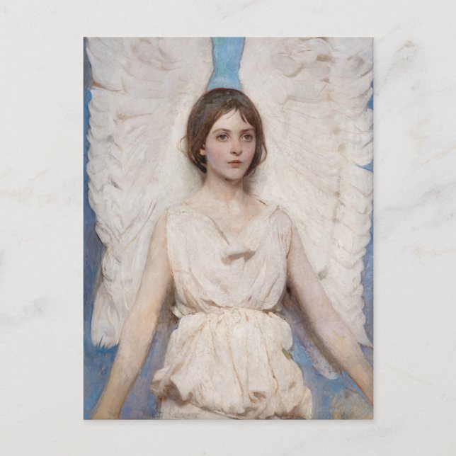 Cartão Postal Angel - Abbott Handerson Thayer (Frente)