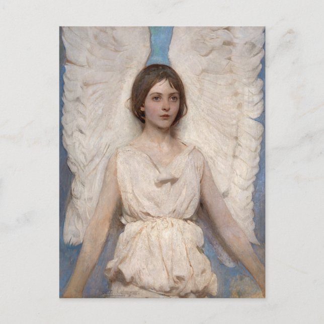 Cartão Postal Angel | Abbott Handerson Thayer (Frente)