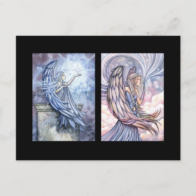 Cartão Postal Angel ACEO Card de Molly Harrison (Frente)