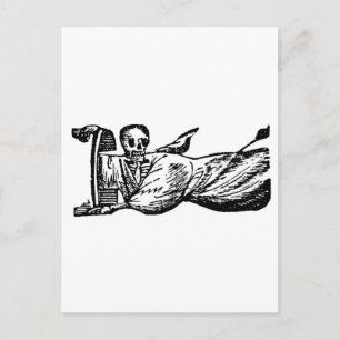 Cartão Postal "Angel Calavera" por volta do final da década de 1