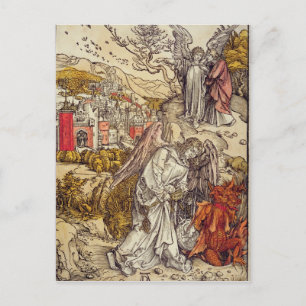 Cartão Postal Angel com a Chave do Abismo, 1498