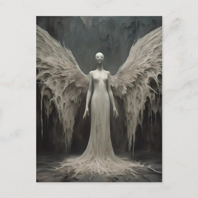 Cartão Postal Angel Dark Fantasy (Frente)