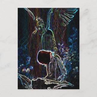 Cartão Postal Angel e Jesus