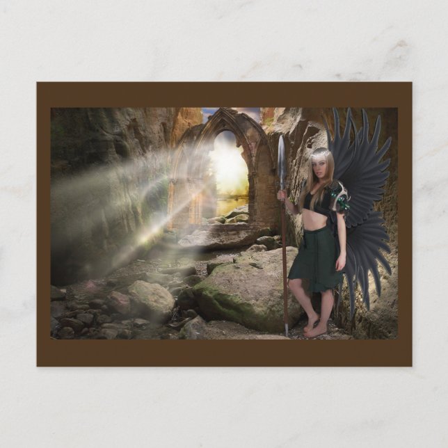 Cartão postal Angel "Gaurdian" (Frente)