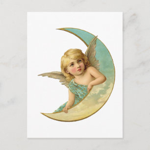 Cartão Postal Angel Moon