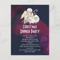 Angel Shepherd de Natal com Partido Lambs Dnner