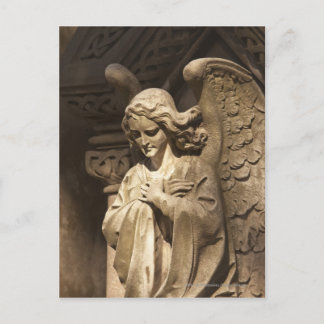 Cartão Postal Angel Statue with Crossed Hands, Buenos Aires