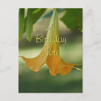 Cartão postal Angel Trumpet- personalize qualquer