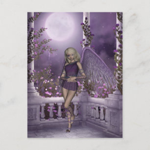 Cartão postal Angel Violet Charms