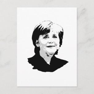 Cartão Postal Angela Merkel