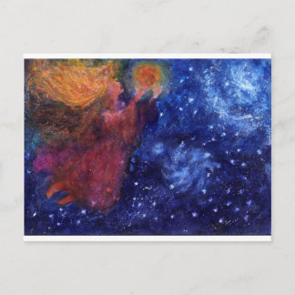 cartão postal angelcoração