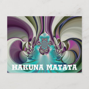 Cartão Postal Angelic Hakuna Matata Oferece Produto Personalizad