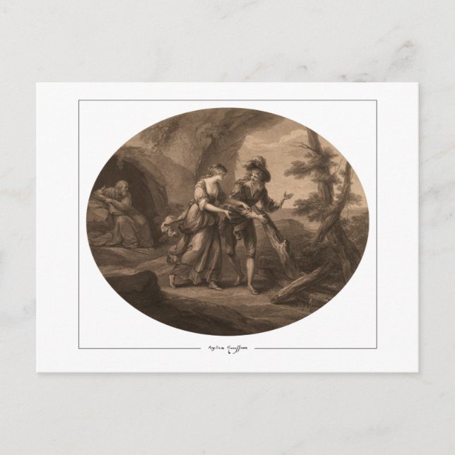 Cartão Postal Angelica Kauffman #177 - Cartão-postal de arte (Frente)