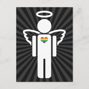 Cartão Postal angélico.