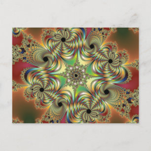 Cartão Postal Angelus Fractal