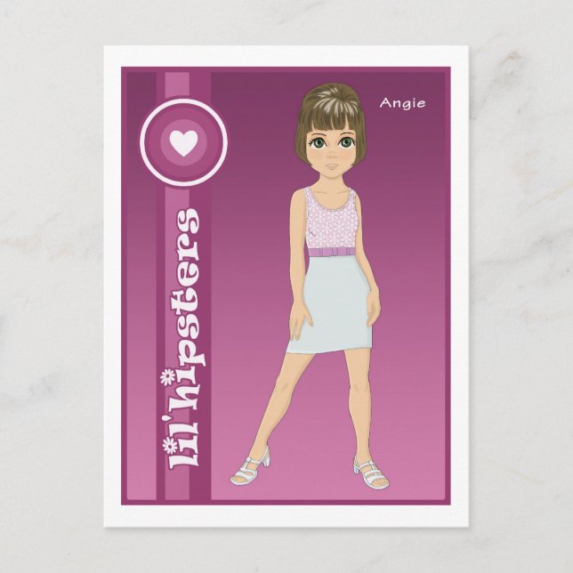 Cartão Postal Angie (Frente)