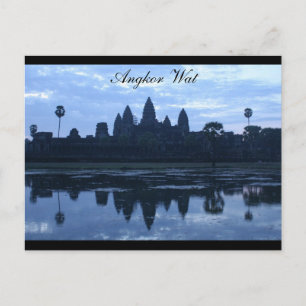 Cartão Postal angkor que azul