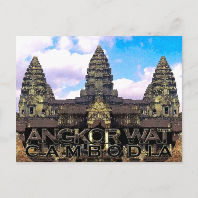 Cartão Postal Angkor Wat (Frente)
