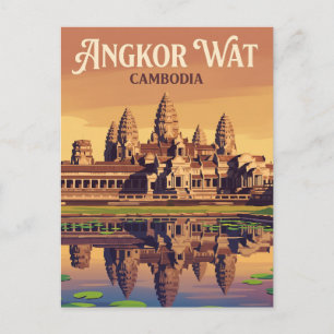 Cartão Postal Angkor Wat Camboja